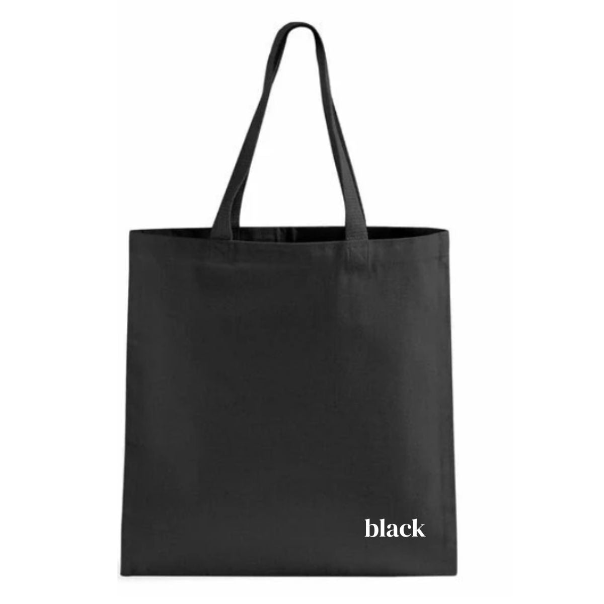 Custom 100% Cotton Canvas Tote Bag – Personalized Logo or Name – Bulk & Individual Orders