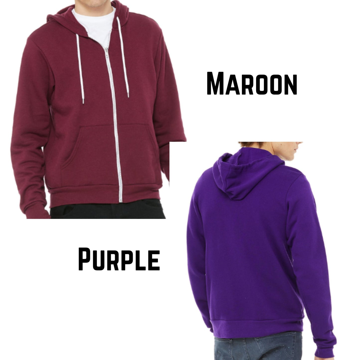 Premium Super-Soft Zip-Up Hoodie β Custom Print + Bundle Deals