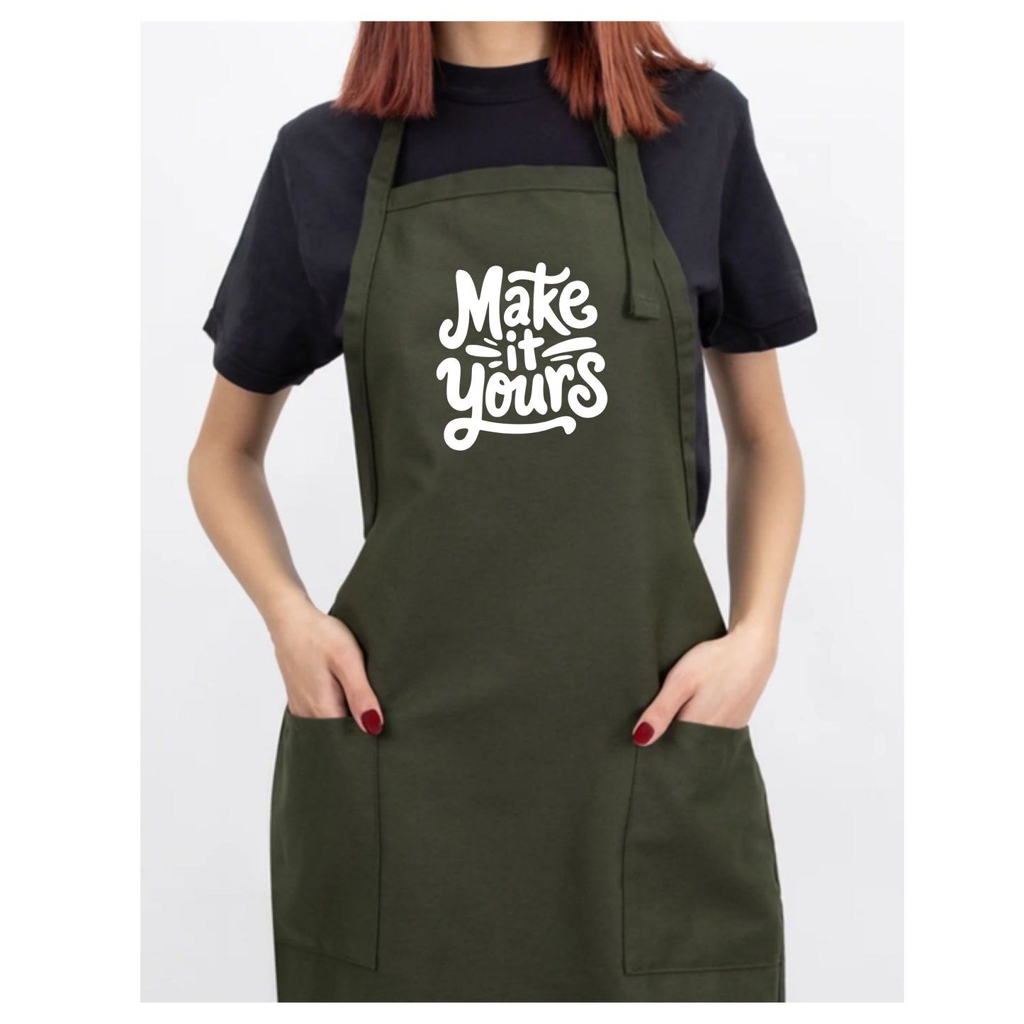 Customized Full-Length Apron β Personalized with Name or Logo