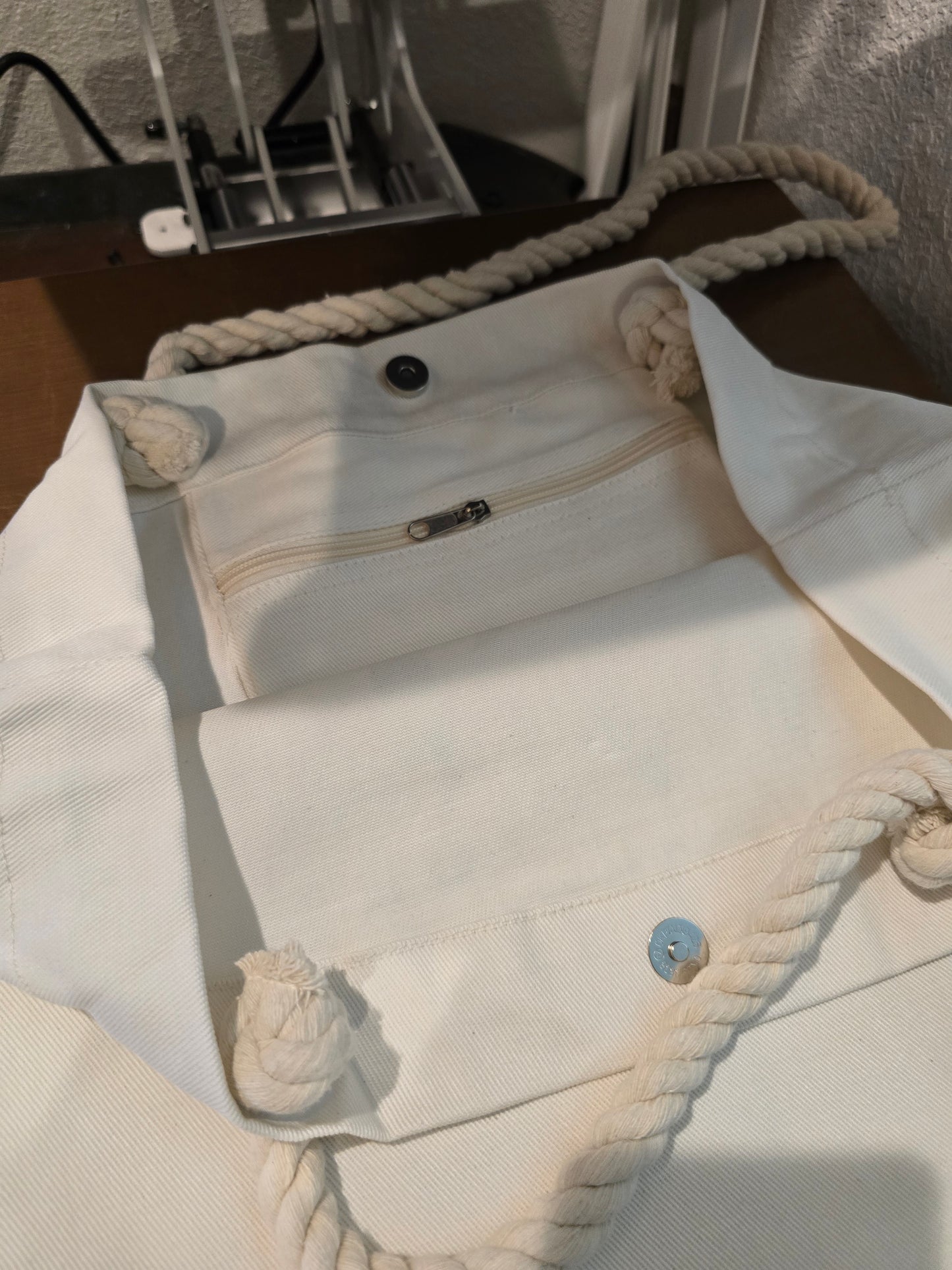 Custom Premium Rope Handle Tote Bag – Personalized Logo or Name – Bulk & Individual Orders (Copy)