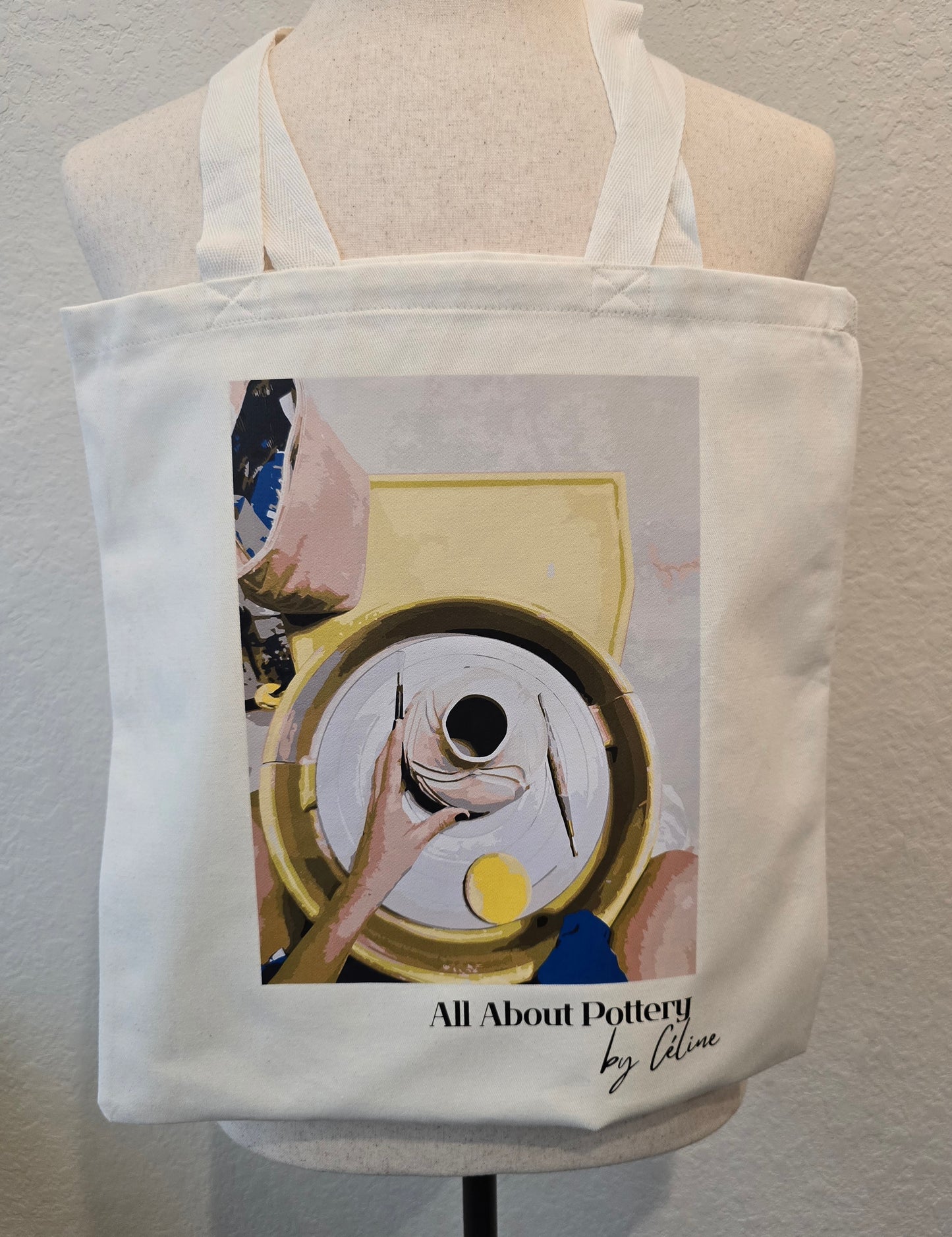 Custom 100% Cotton Canvas Tote Bag – Personalized Logo or Name – Bulk & Individual Orders