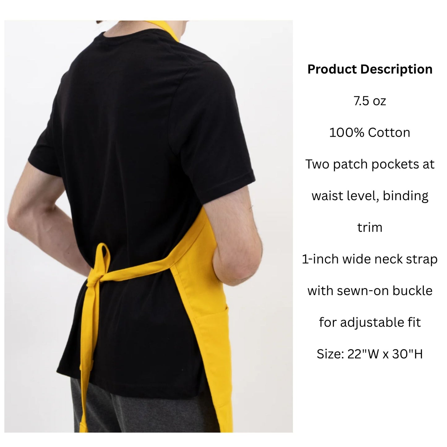 Customized Full-Length Apron β Personalized with Name or Logo