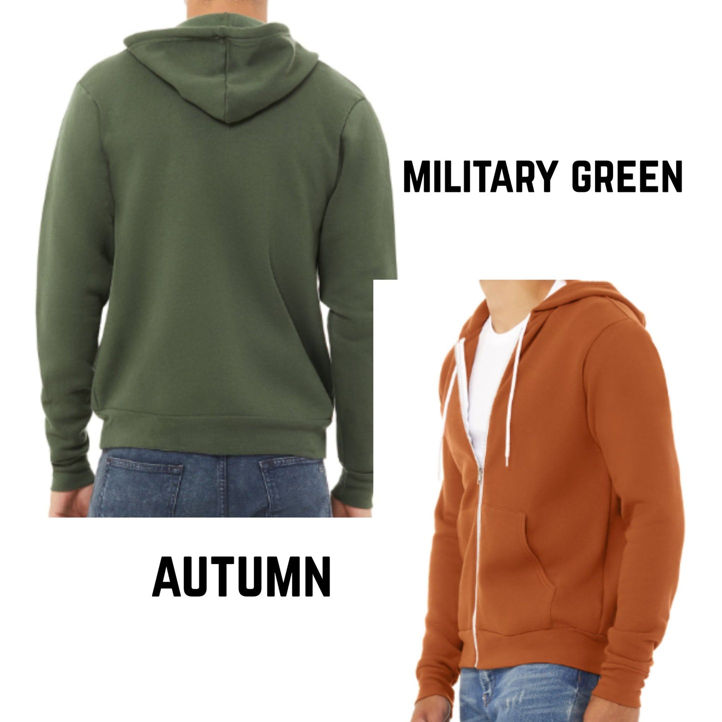 Premium Super-Soft Zip-Up Hoodie β Custom Print + Bundle Deals