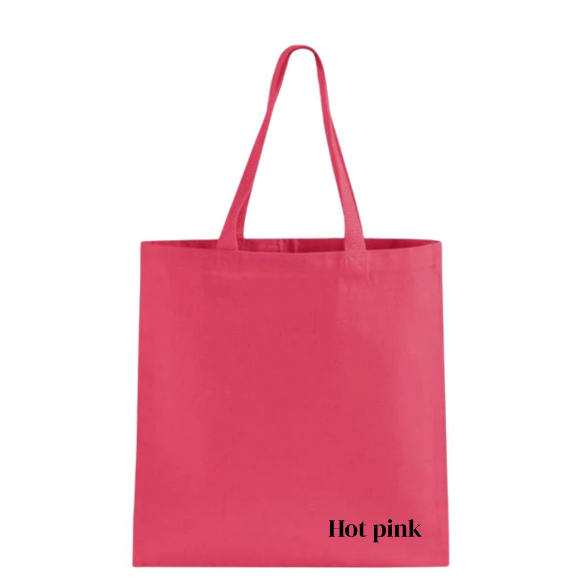 Custom 100% Cotton Canvas Tote Bag – Personalized Logo or Name – Bulk & Individual Orders