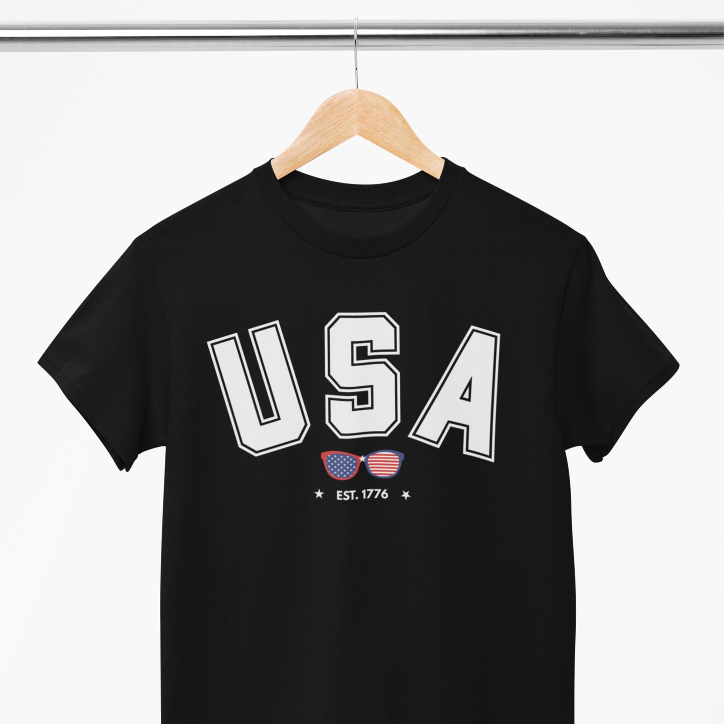 USA Sunglasses Tee – Est. 1776