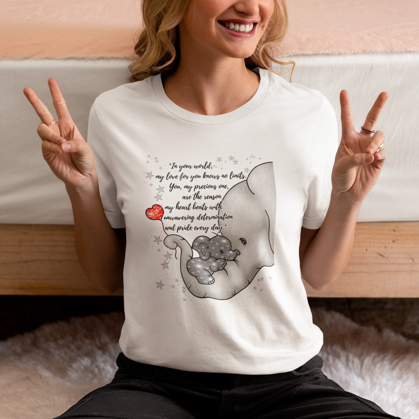 Dyslexia Awareness Elephant Shirt β Soft Bella+Canvas β Unisex Fit