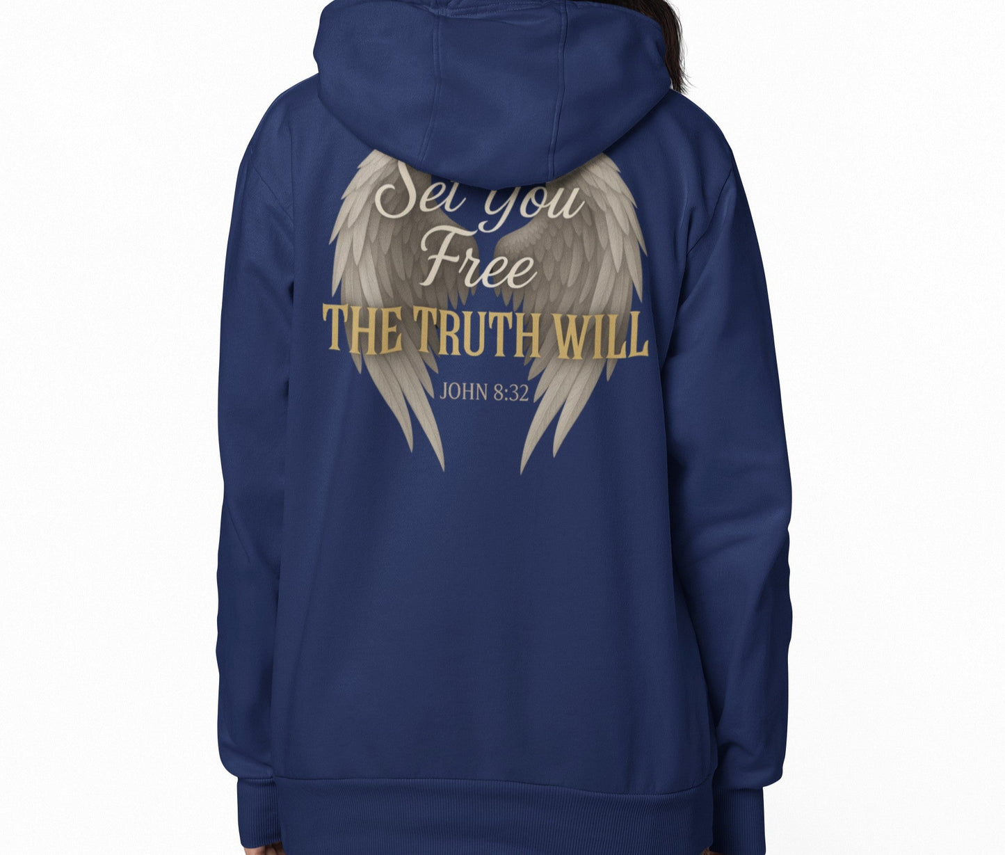 JOHN 8:32 - Premium Soft Hoodies (Full-Zip)