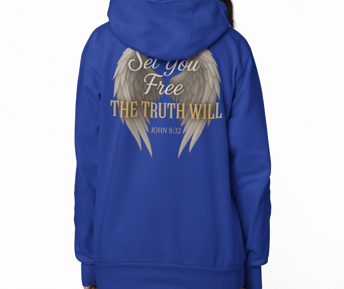 JOHN 8:32 - Premium Soft Hoodies (Full-Zip)