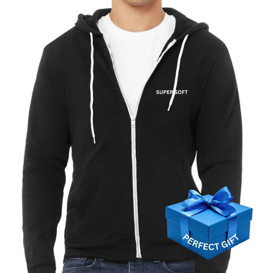 Premium Super-Soft Zip-Up Hoodie – Custom Print + Bundle Deals