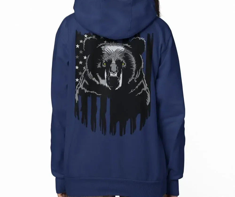 American BEAR - Soft Premium Hoodies (Full-Zip)-Shirt in a Cup