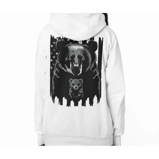 American Dad Bear - Premium Soft Hoodies (Full-Zip)-Shirt in a Cup