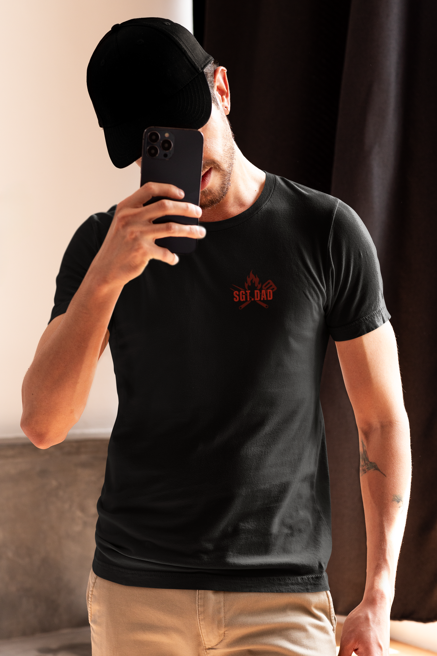 Grill Sergeant T-Shirt – Funny BBQ Shirt for Dad | Father’s Day Gift | Backyard Grillmaster Tee