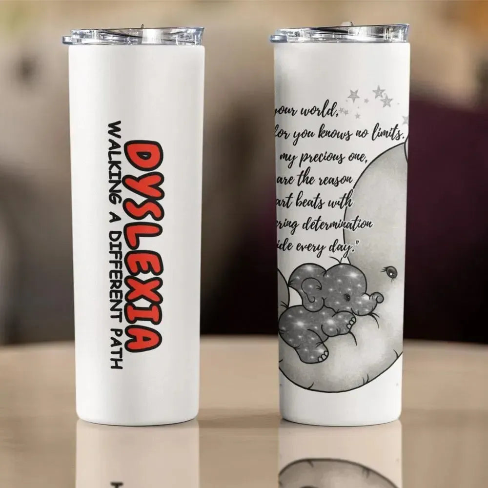 DYSLEXIA Awareness Tumbler - Personalized-Shirt in a Cup