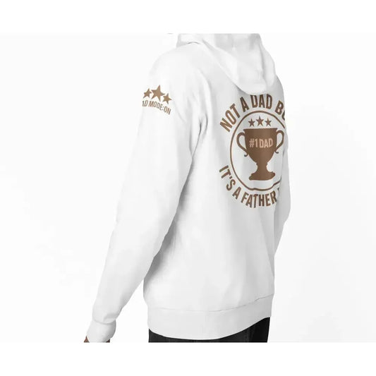 Funny Dad Zip-Up Hoodie – “Not a Dad Bod, It’s a Father Figure” – Super Soft-Shirt in a Cup