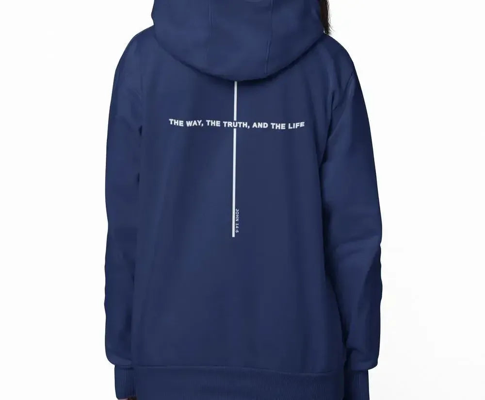 John 14:6 - Premium Soft Hoodies (Full-Zip)-Shirt in a Cup
