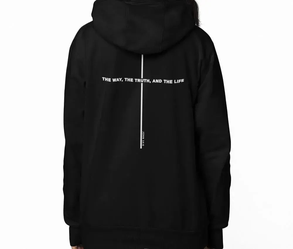 John 14:6 - Premium Soft Hoodies (Full-Zip)-Shirt in a Cup