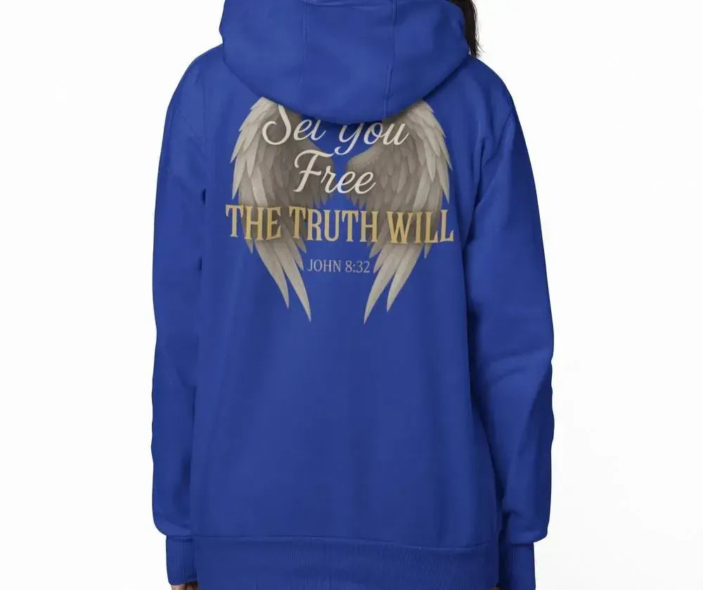 JOHN 8:32 - Premium Soft Hoodies (Full-Zip)-Shirt in a Cup