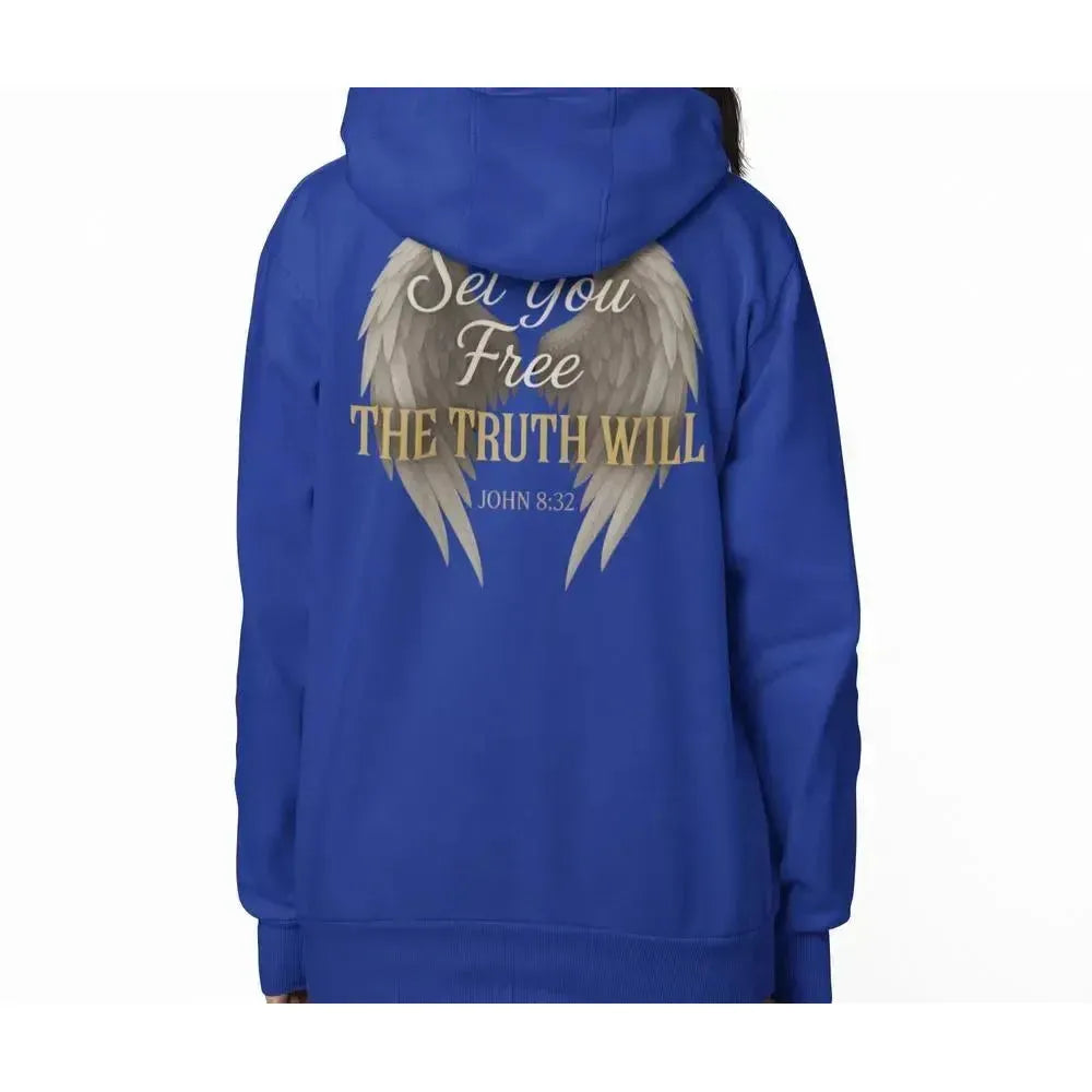 JOHN 8:32 - Premium Soft Hoodies (Full-Zip)-Shirt in a Cup