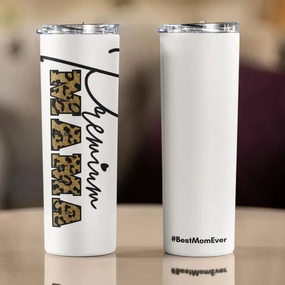 Leopard Print Tumbler - Personalized-Shirt in a Cup