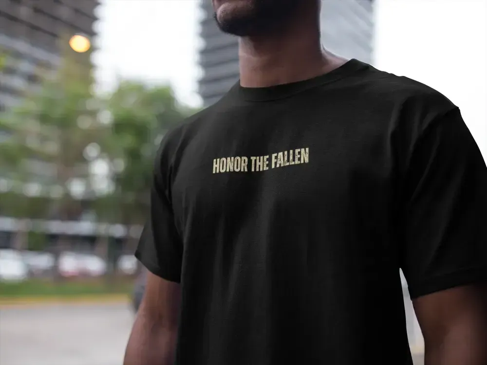 Memorial Day Shirt – Honor the Fallen | They Become Legends | Patriotic Military Tribute Tee-Shirt in a Cup