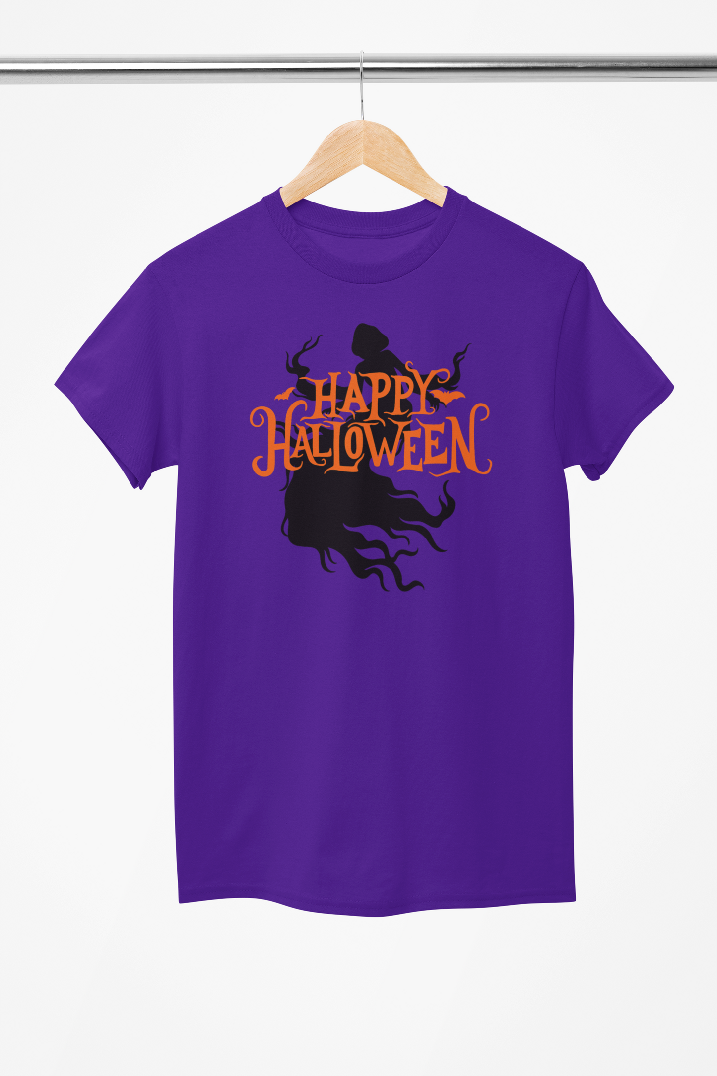 Happy Halloween Creepy Silhouette Shirt – Comfort Colors & Bella+Canvas – Spooky Season Tee – Fall Halloween Graphic Shirt