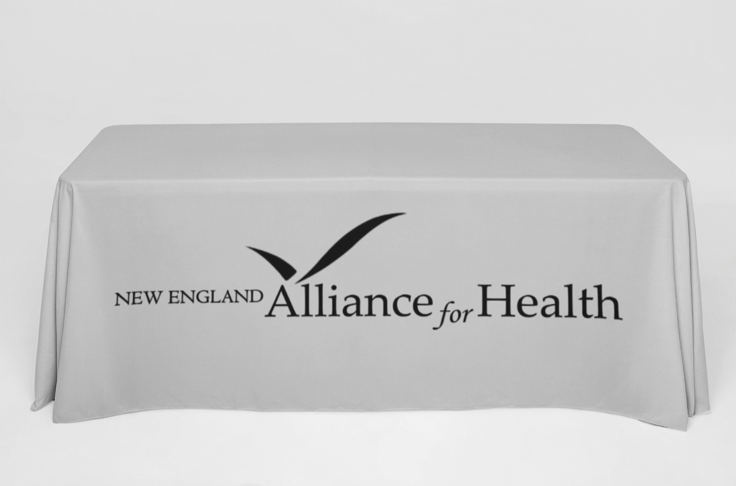 Custom 6ft Tablecloth with Logo: Waterproof Polyester Event Table Cover