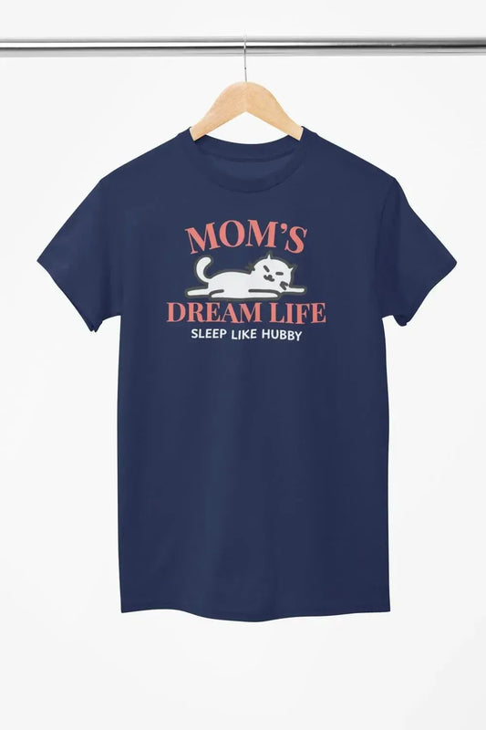 MOM funny (SLEEP LIKE HUBBY) - Soft Premium Shirts-Shirt in a Cup