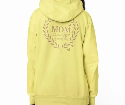 MOM (MVP) - Premium Soft Hoodies (Full-Zip)-Shirt in a Cup