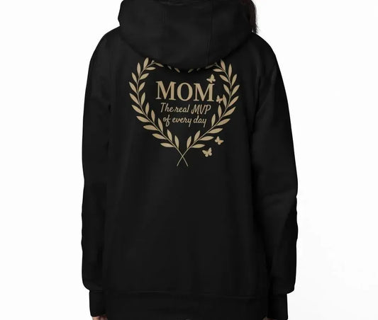 MOM (MVP) - Premium Soft Hoodies (Full-Zip)-Shirt in a Cup