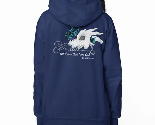 PSALM 46:10 - Premium Soft Hoodies (Full-Zip)-Shirt in a Cup