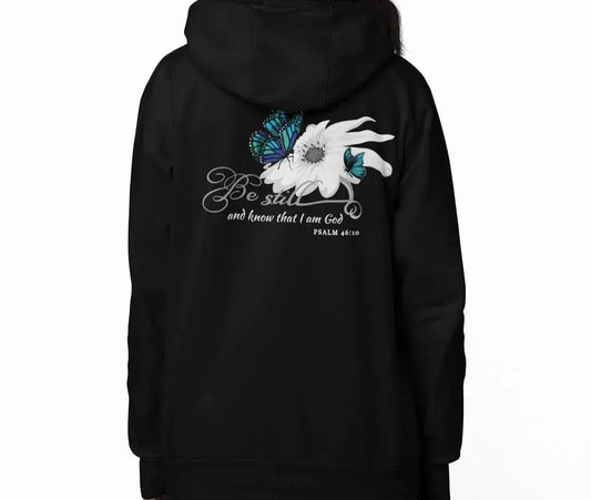 PSALM 46:10 - Premium Soft Hoodies (Full-Zip)-Shirt in a Cup