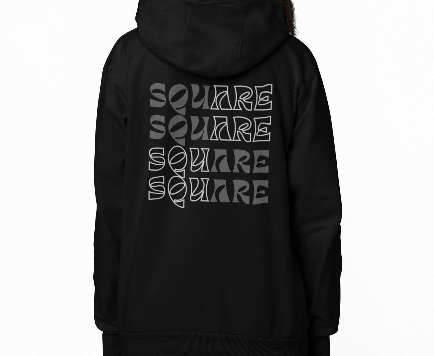 Minimalist Design (Square) - Super Soft Premium Hoodies (Full-Zip)