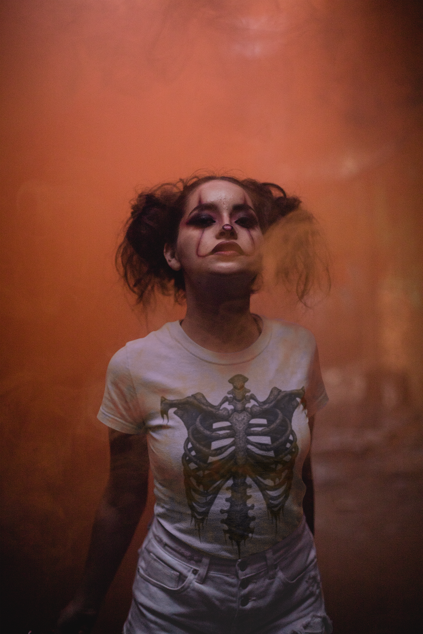 Skeleton Rib Cage Graphic Tee – Gothic Grunge Vintage T-Shirt | Halloween Horror Shirt | Unisex Y2K Streetwear