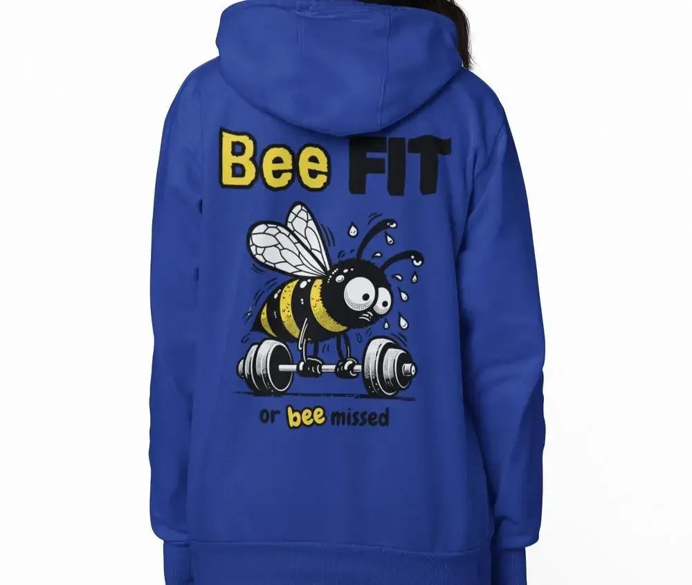WORKOUT COLLECTION - Bee-Fit Hoodie (Full-Zip)-Shirt in a Cup