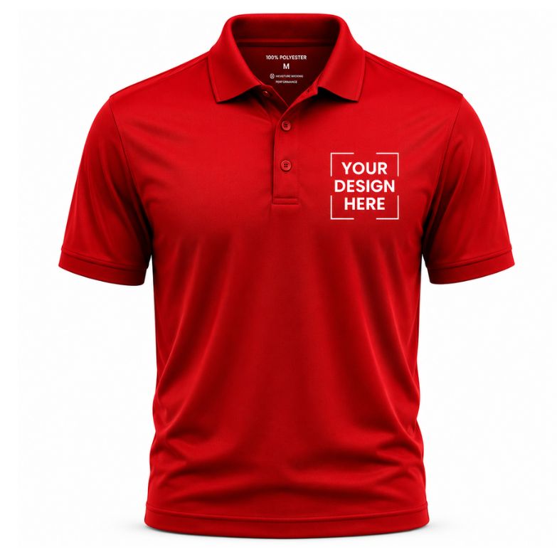 CUSTOMIZED - POLOS (100% polyester- DRI-FIT)