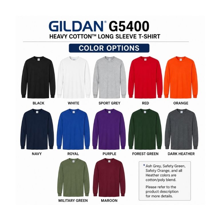 Custom GILDAN LONG SLEEVE Shirt | Business, events