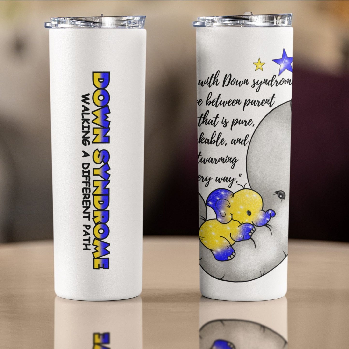 DOWN SYNDROME Awareness Tumbler - Personalized