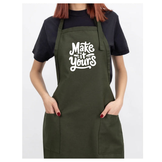 Customized Full-Length Apron — Personalized with Name or Logo