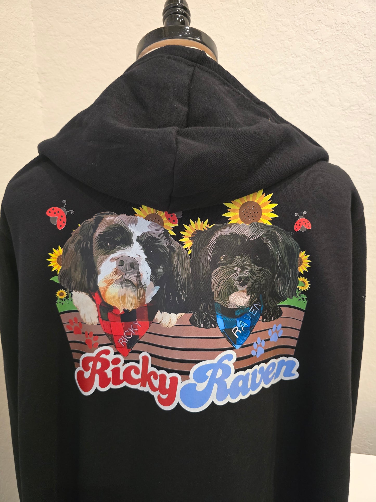 PERSONALIZED PET HOODIE- HAND-DRAWN FUR BABY
