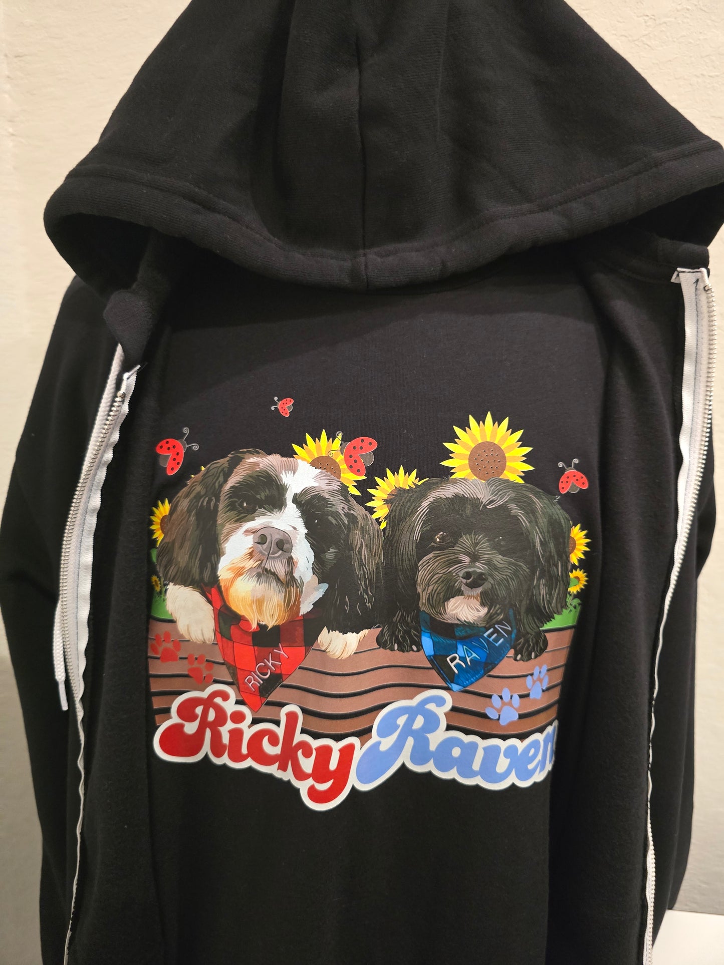PERSONALIZED PET HOODIE- HAND-DRAWN FUR BABY