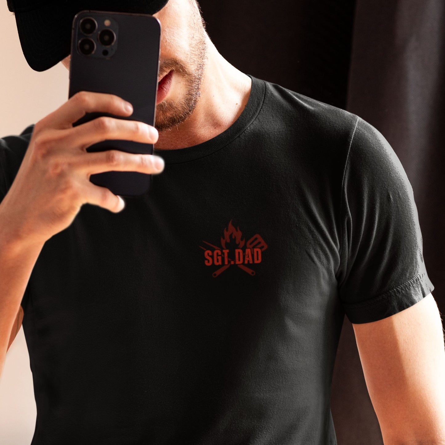 Grill Sergeant T-Shirt – Funny BBQ Shirt for Dad | Father’s Day Gift | Backyard Grillmaster Tee
