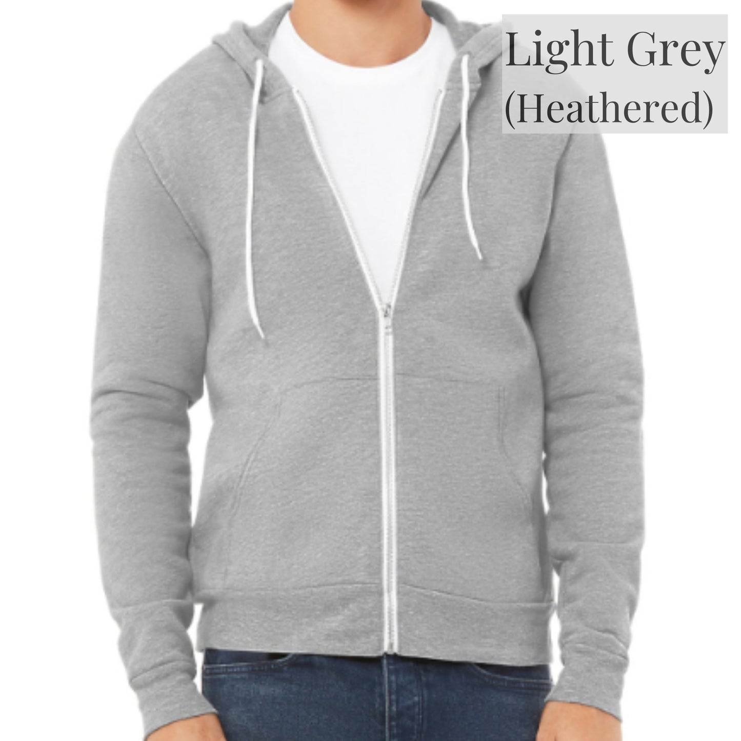 CUSTOMIZED - Super Soft Premium FULL-ZIP Hoodies (UNISEX)