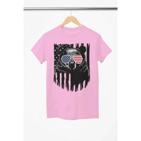 4th of July Bear Shirt – Patriotic USA Flag Glasses Tee for Men & Women-Shirt in a Cup