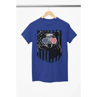 4th of July Bear Shirt – Patriotic USA Flag Glasses Tee for Men & Women-Shirt in a Cup