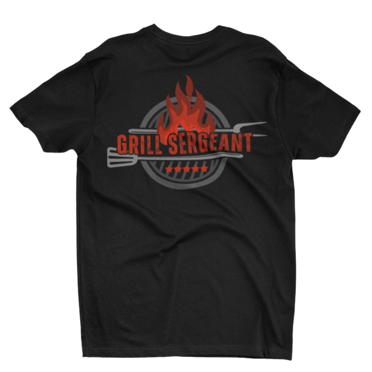 Grill Sergeant T-Shirt – Funny BBQ Shirt for Dad | Father’s Day Gift | Backyard Grillmaster Tee
