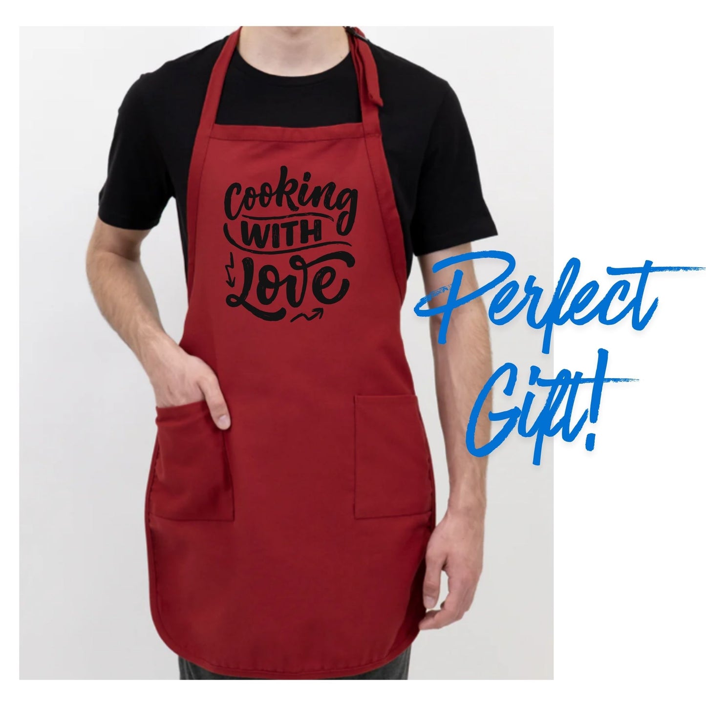 Customized Full-Length Apron — Personalized with Name or Logo