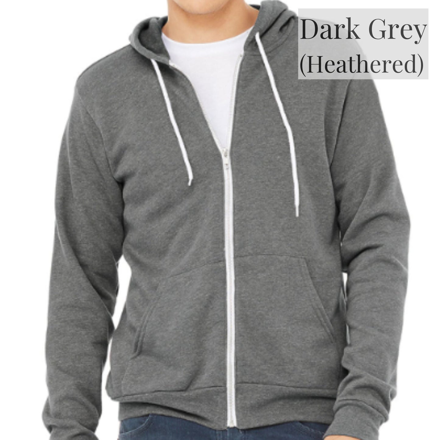 CUSTOMIZED - Super Soft Premium FULL-ZIP Hoodies (UNISEX)