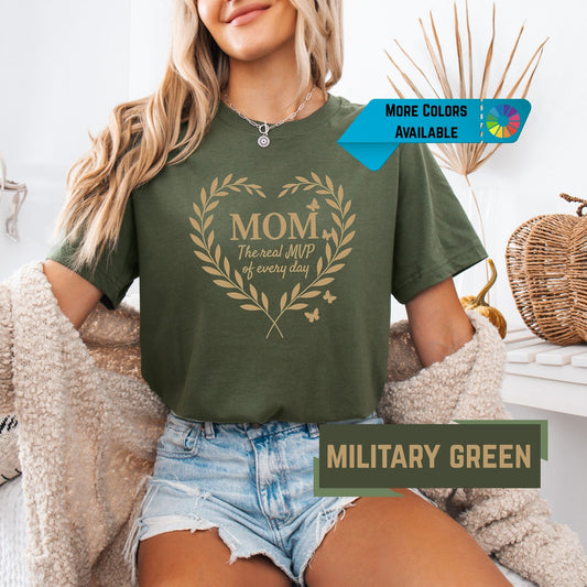 MOM MVP Shirt – Retro Mama Tee, Mother’s Day Gift, Birthday Shirt for Mom, Baby Shower or Christmas Gift