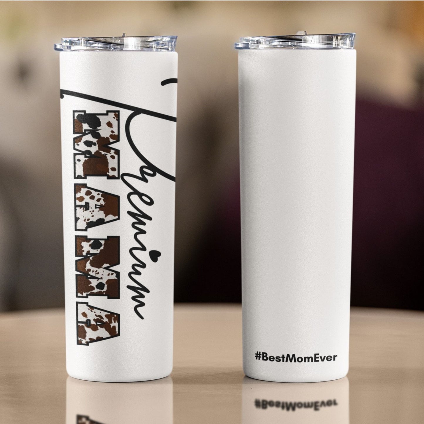 Cow Print Tumbler - Personalized