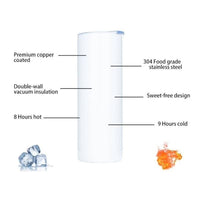 Custom 20oz Tumbler – Buy 1 Get 1 Free | Fully Personalized UV DTF Cup